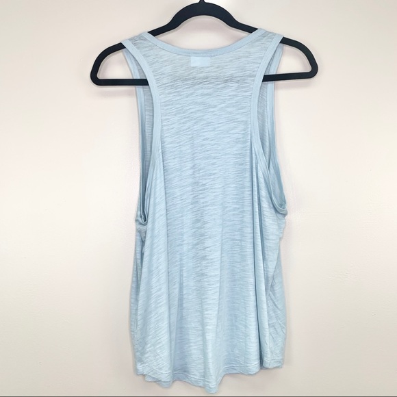 Abound Curved Hem Knit Tank Top Blue Size XL - Picture 11 of 12